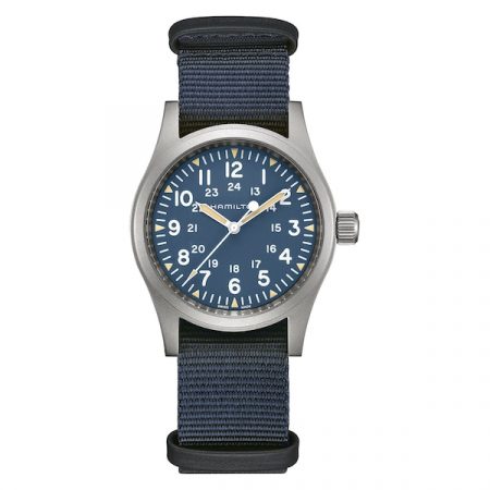 Khaki Field Mechanical 38mm Mens Watch Blue