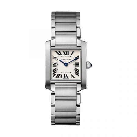 Tank Française Watch Medium Model, Quartz Movement, Steel