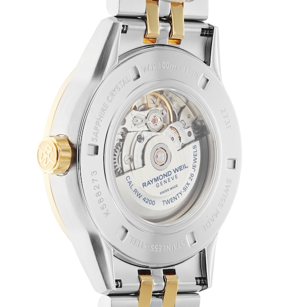 Freelancer Mens Classic Two-tone Automatic Date Watch 42mm - Image 5