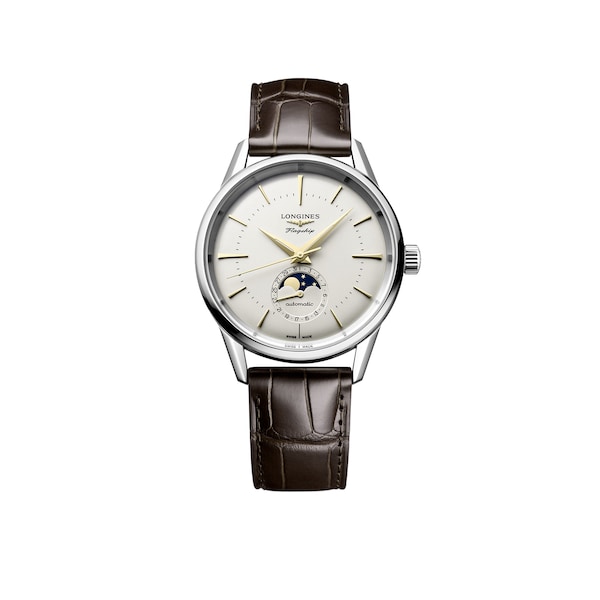 Flagship Elegant 38.5mm Mens Watch Silver