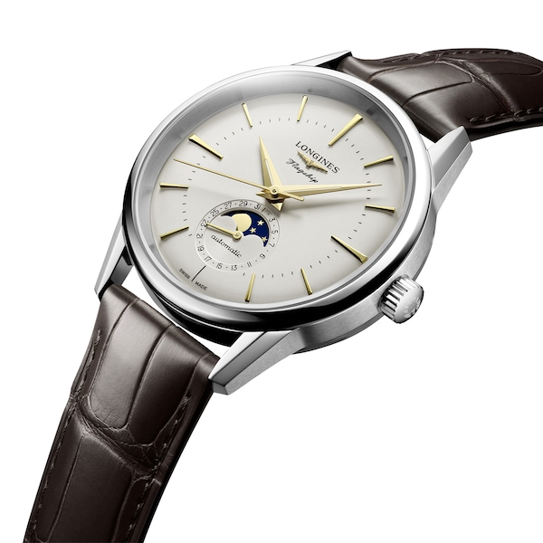 Flagship Elegant 38.5mm Mens Watch Silver - Image 2