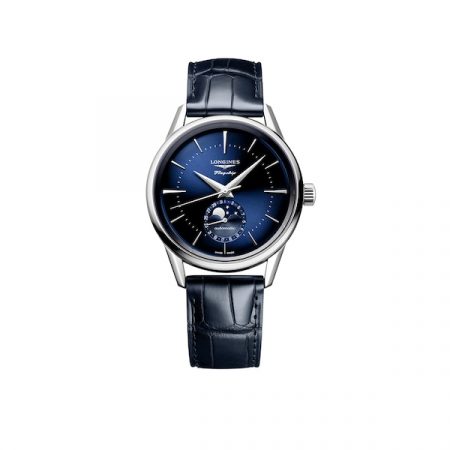 Elegant 38.5mm Mens Watch Blue
