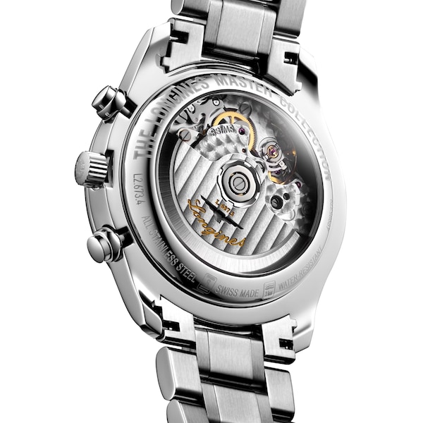 Master Collection 40mm Mens Watch Grey Stainless Steel - Image 3