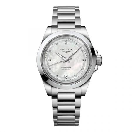 Conquest 34mm Ladies Watch Mother Of Pearl