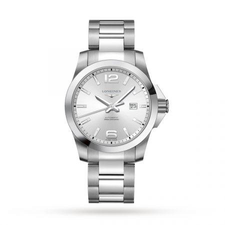 Conquest 43mm Mens Watch Silver