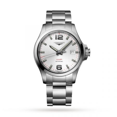 Conquest V.H.P 43mm Mens Watch Silver