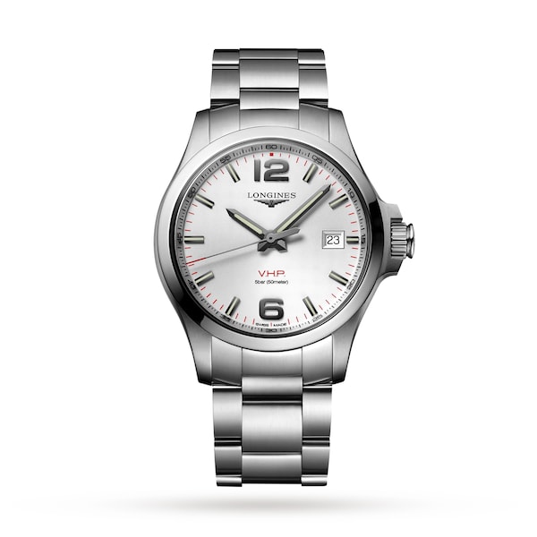 Conquest V.H.P 43mm Mens Watch Silver