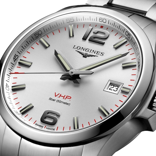 Conquest V.H.P 43mm Mens Watch Silver - Image 2