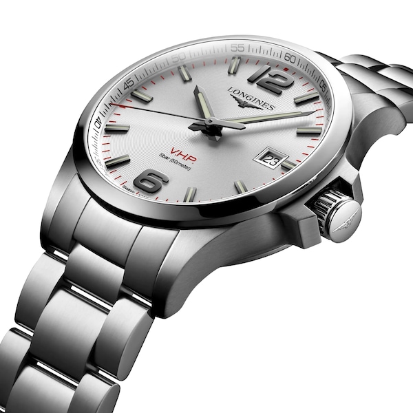 Conquest V.H.P 43mm Mens Watch Silver - Image 3