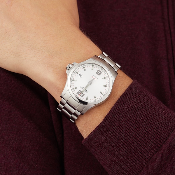 Conquest V.H.P 43mm Mens Watch Silver - Image 8