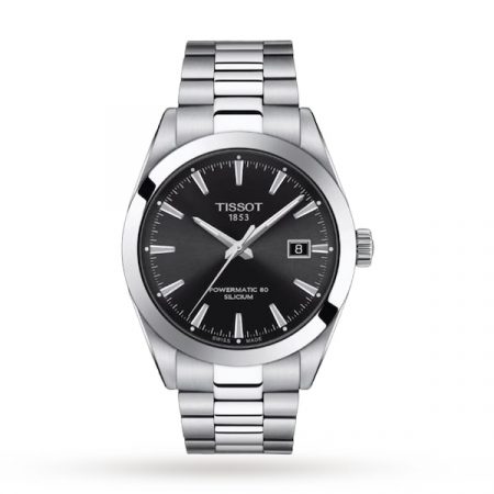 Gentleman Powermatic 80 Silicium 40mm Mens Watch Black