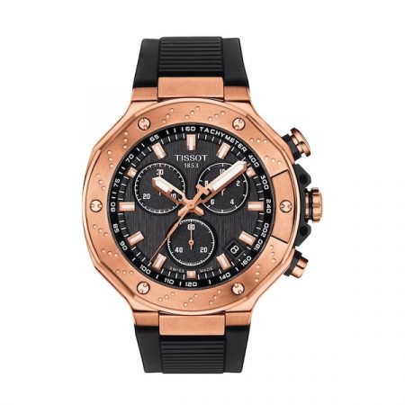 T-Race Chronograph 45mm Mens Watch Black