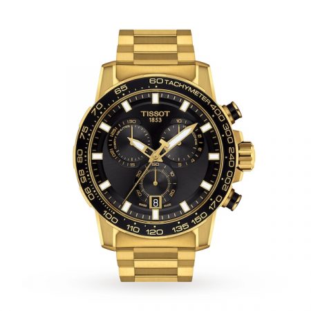 Supersports Quartz 45.5mm Mens Watch Black
