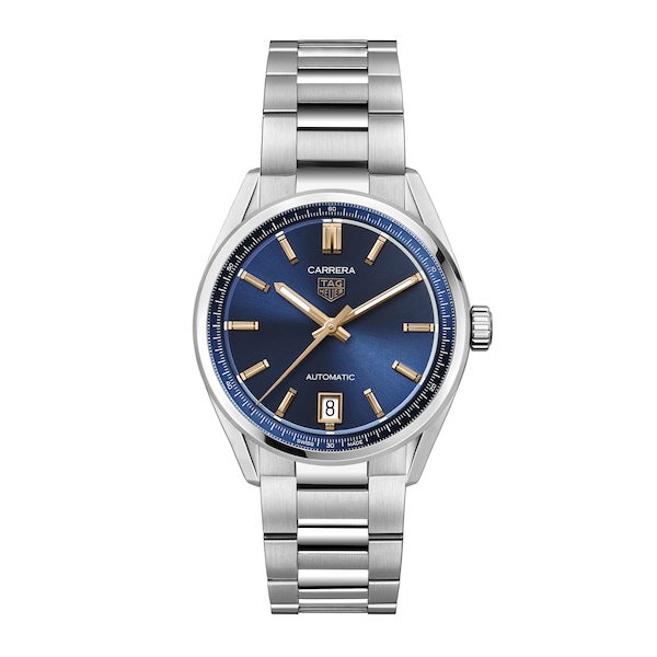 Carrera Date 36mm Unisex Watch Deep Blue