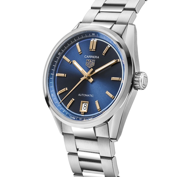 Carrera Date 36mm Unisex Watch Deep Blue - Image 2
