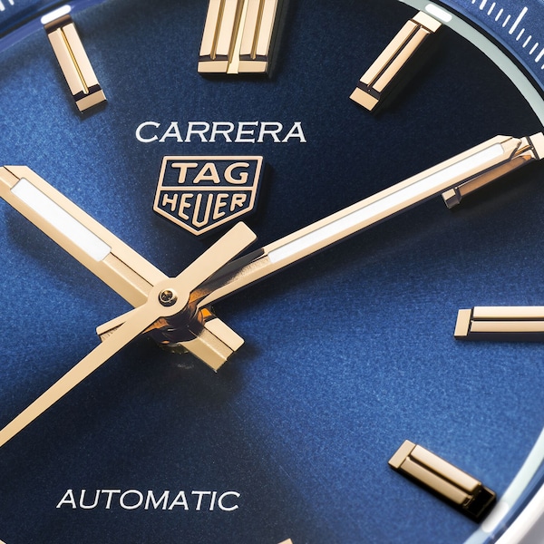 Carrera Date 36mm Unisex Watch Deep Blue - Image 4