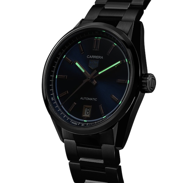 Carrera Date 36mm Unisex Watch Deep Blue - Image 7