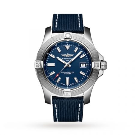 Avenger Automatic 43 Stainless Steel Leather Strap Watch