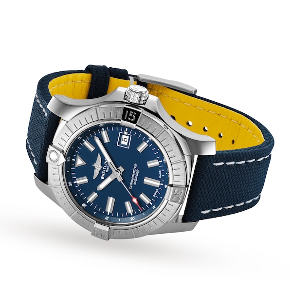 Avenger Automatic 43 Stainless Steel Leather Strap Watch - Image 3