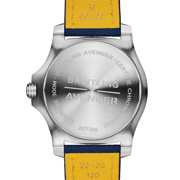 Avenger Automatic 43 Stainless Steel Leather Strap Watch - Image 4