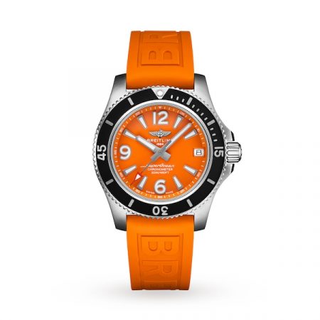 Superocean Automatic 36 Stainless Steel Orange Watch