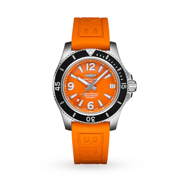 Superocean Automatic 36 Stainless Steel Orange Watch