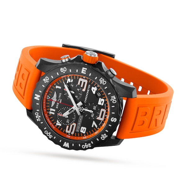 Endurance Pro 44mm Orange Rubber Strap Watch - Image 3