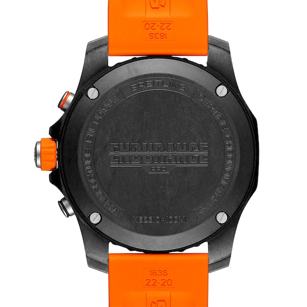 Endurance Pro 44mm Orange Rubber Strap Watch - Image 4