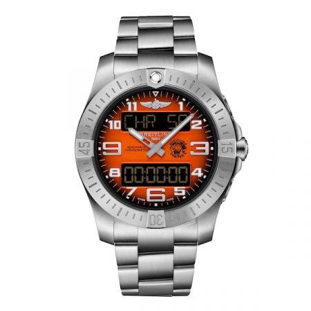 Aerospace B70 Orbiter 25th Anniversary 43mm Mens Watch Orange Titanium