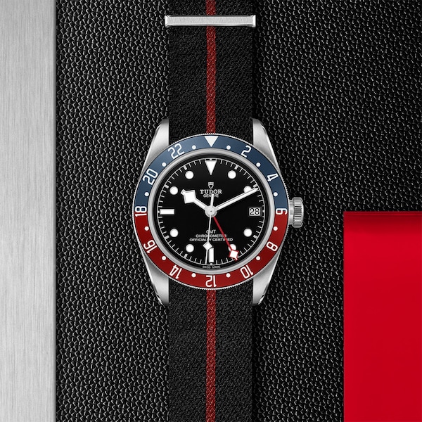 Black Bay GMT 41mm Steel Case Fabric Strap - Image 4