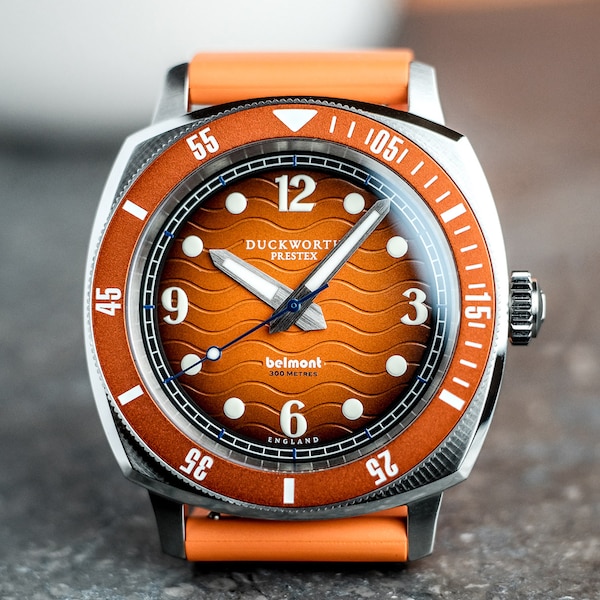 Belmont Orange Dial on Orange Rubber - Image 2