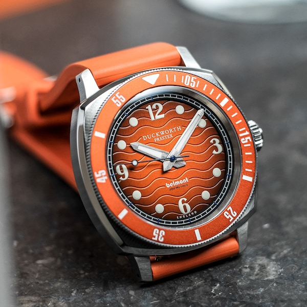 Belmont Orange Dial on Orange Rubber - Image 3