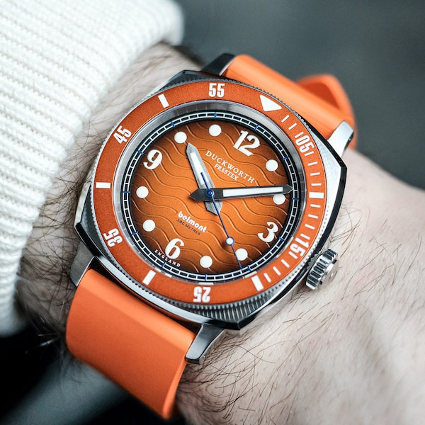 Belmont Orange Dial on Orange Rubber - Image 6