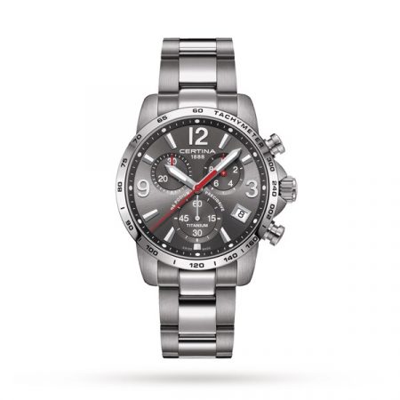 DS Podium Quartz Grey Titanium Mens Watch 41mm