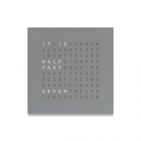 CLASSIC Stainless Steel Grey Wall Clock 45cm