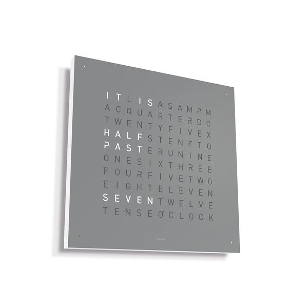 CLASSIC Stainless Steel Grey Wall Clock 45cm - Image 2
