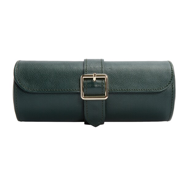 British Racing Green Triple Watch Roll