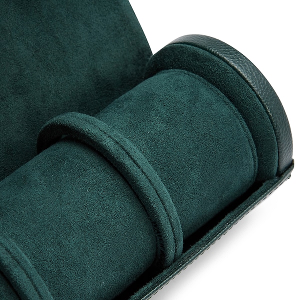 British Racing Green Triple Watch Roll - Image 7