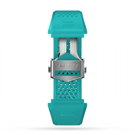 Connected 45mm Turquoise Rubber Strap