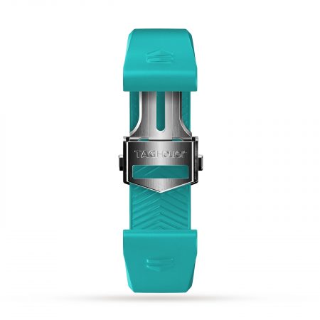 Connected 42mm Turquoise Rubber Strap