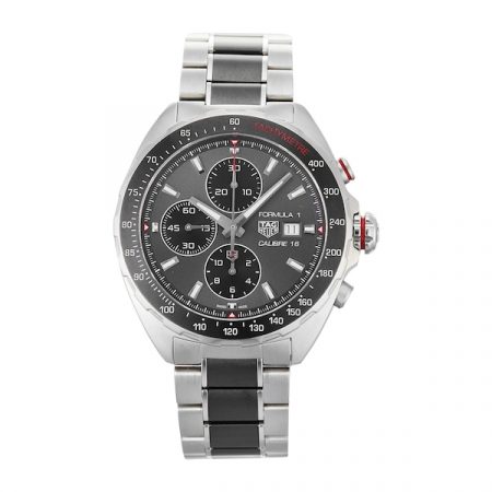Formula 1 Chronograph Calibre 16 Grey Steel and Ceramic Mens Watch CAZ2012.BA0970