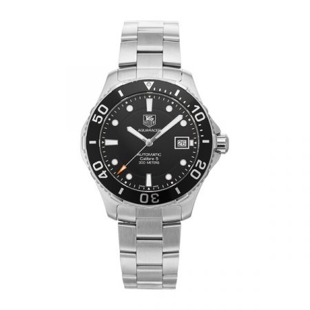 Aquaracer Black Calibre 5 Steel Mens Watch WAN2110.BA0822