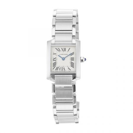 Carter Tank Francaise Small Silver Steel Ladies Watch W51008Q3