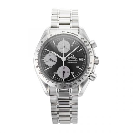 Speedmaster Date Black Steel Mens Watch 3511.50.00