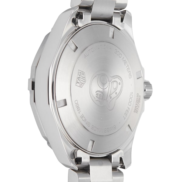 Aquaracer Calibre 5 Black Steel Mens Watch WAY2010.BA0927 - Image 4