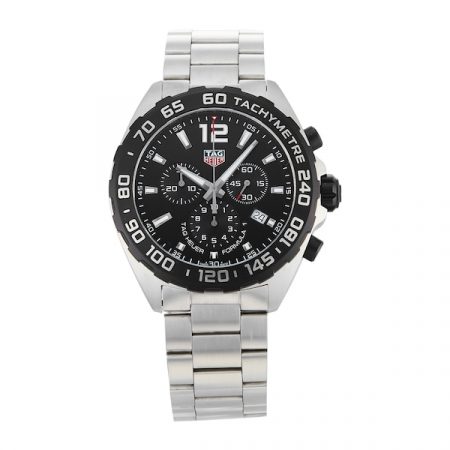 Formula 1 Chronograph Black Steel Quartz Mens Watch CAZ1010.BA0842